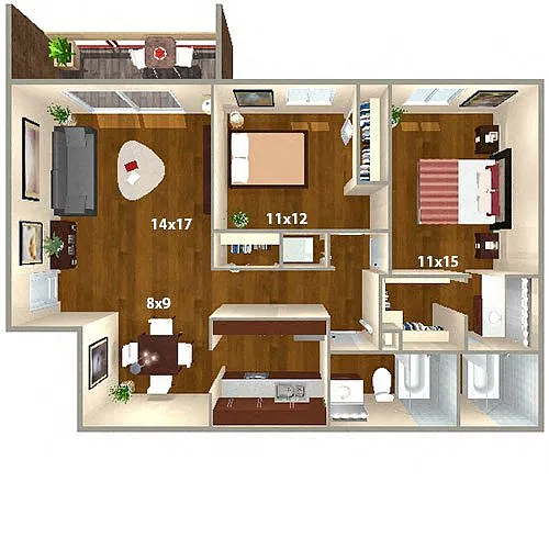Floor plan Ontario B
