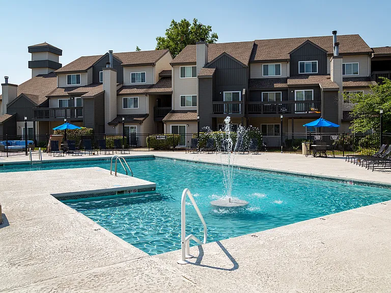 Resort Pool with Water Features