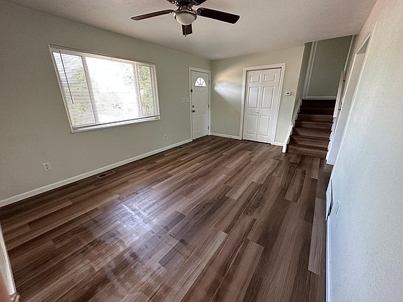 Low-maintenance vinyl floors throughout the home