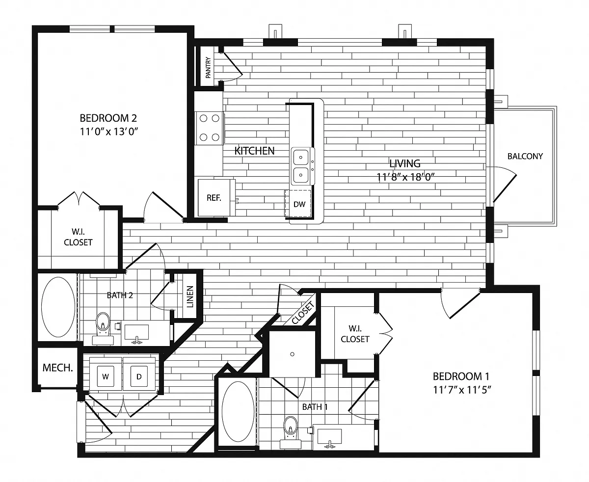 Floor plan B1
