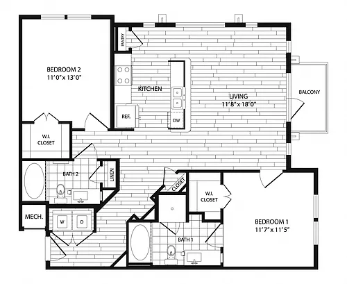 Floor plan B1