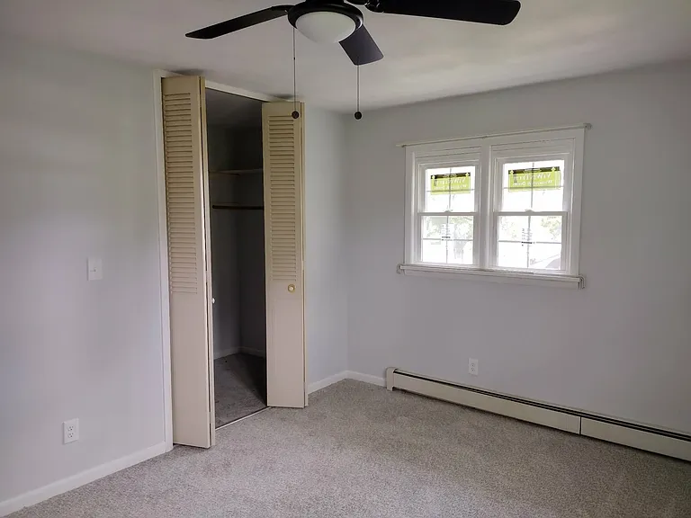 Each bedroom comes with a large closet