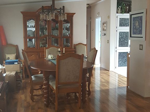 Open plan dining area