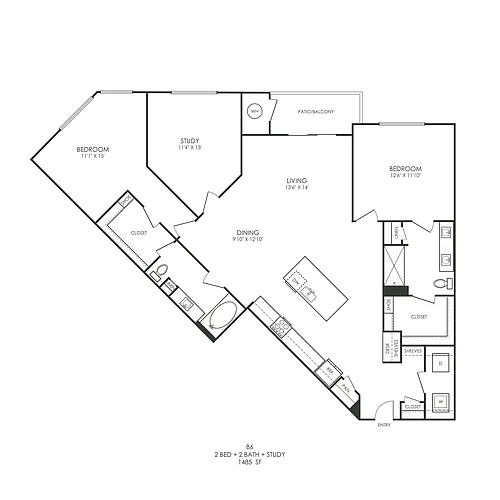 Floor plan B6