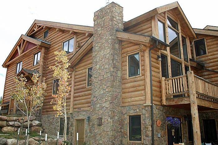 Log & Stone Exterior