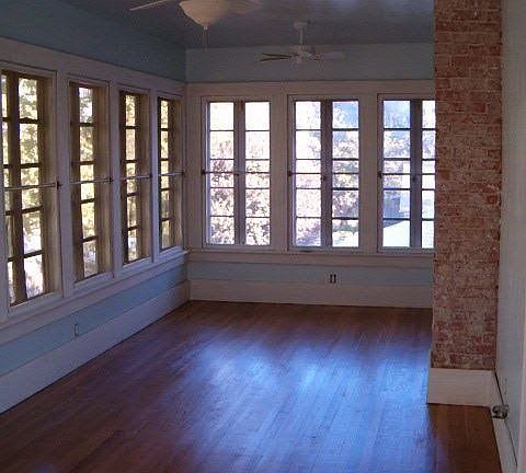 Upstairs sleeping porch.