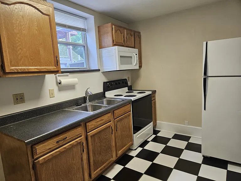 Kitchen from Laundry room Door.