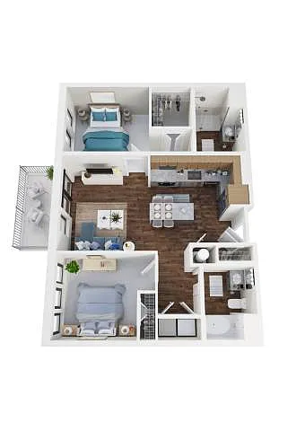 Floor plan 2B