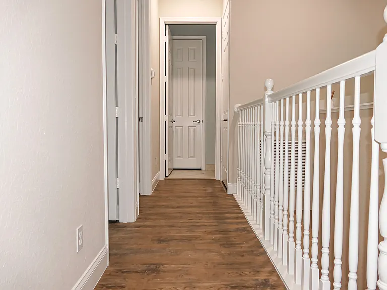 Hallway to bedrooms #2 and #3