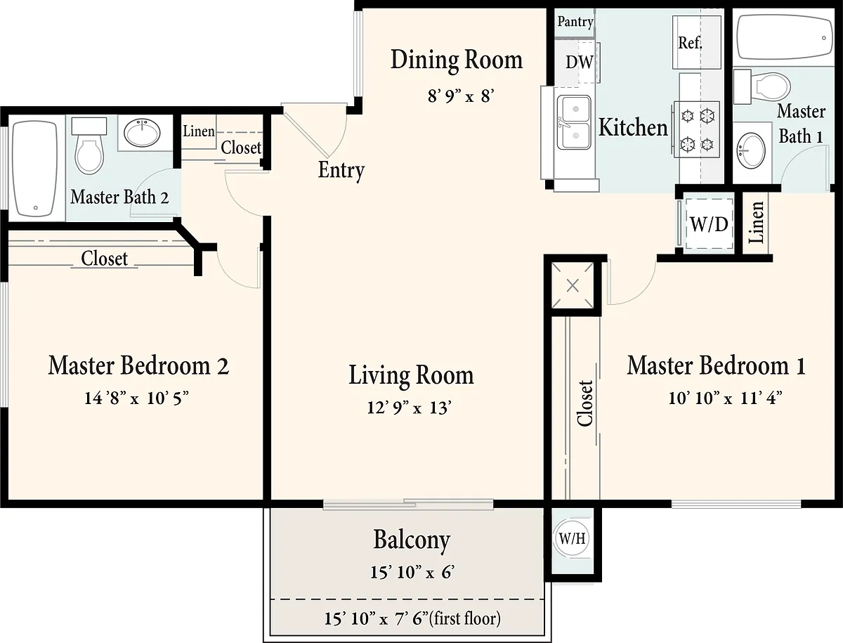 Floor plan Sequoia - 2/2