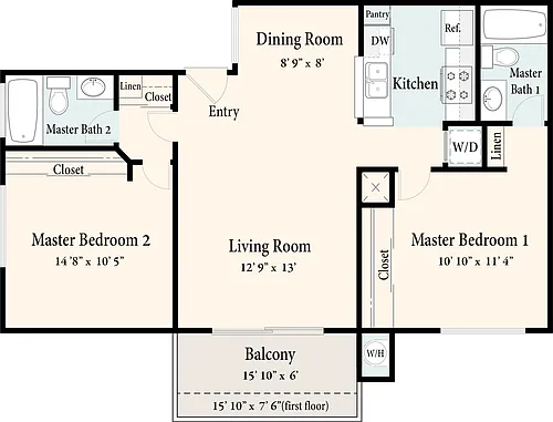 Floor plan Sequoia - 2/2