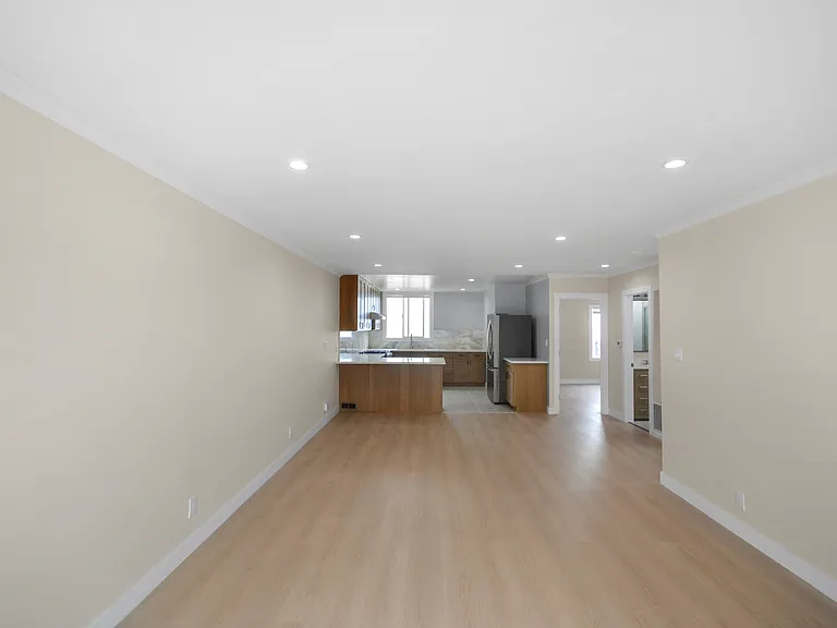 Completed open floorplan