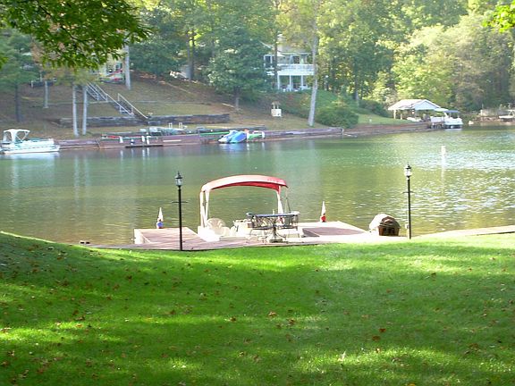 Dock and pontoon