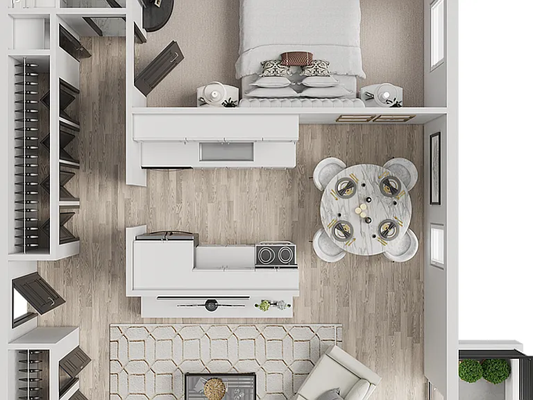 A2 | 1-Bedroom Floorplan A2 | 1-Bedroom Floorplan
