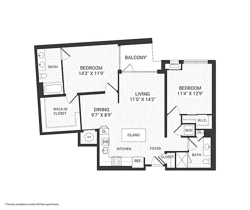 Floor plan B2