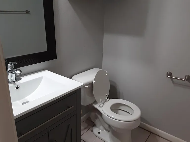 Downstairs bathroom.