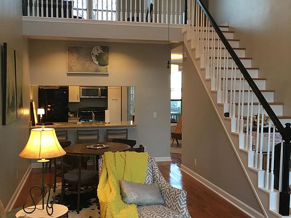 Vaulted great room- feels so open and light