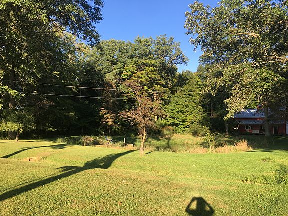 Seasonal creek across front 