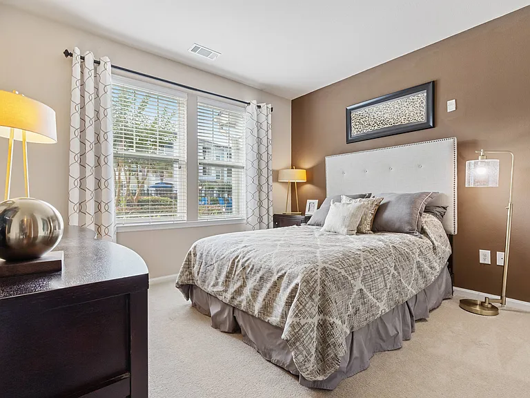 Open Bedroom with Oversized Window
