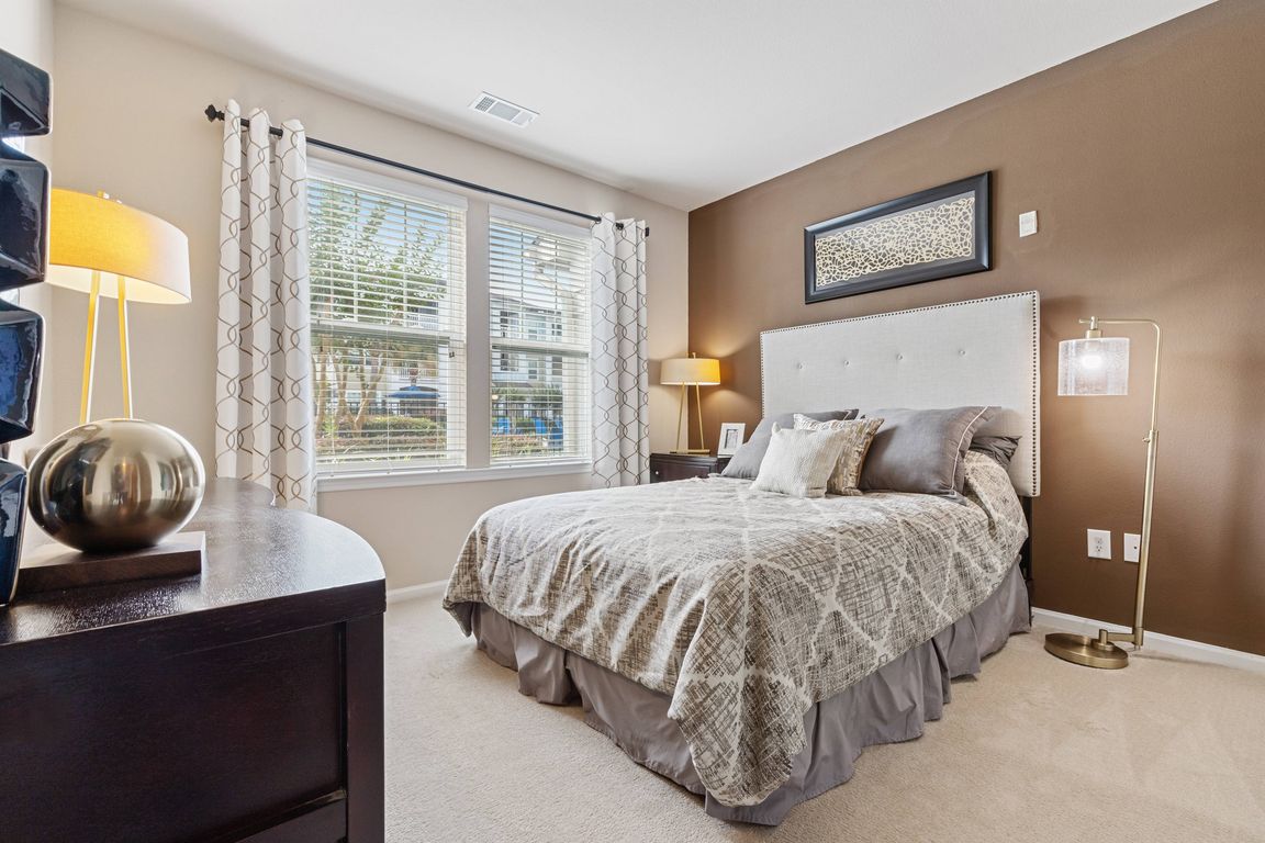 Open Bedroom with Oversized Window