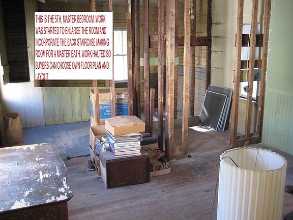 5th  Bedroom interior wall to studs