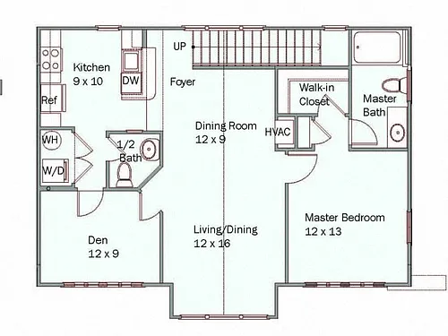 Floor plan Shenandoah - w/ Garage