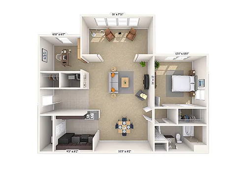 Floor plan The Cromwell II