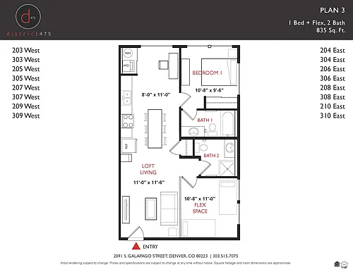 Floor plan Plan 3