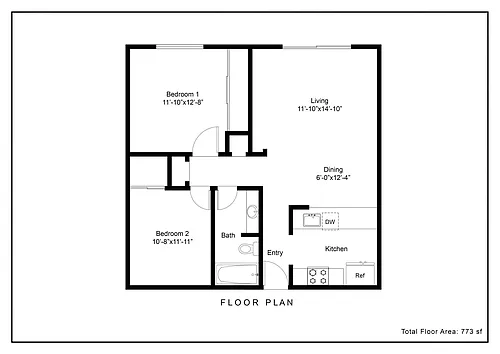 Floor plan E plan