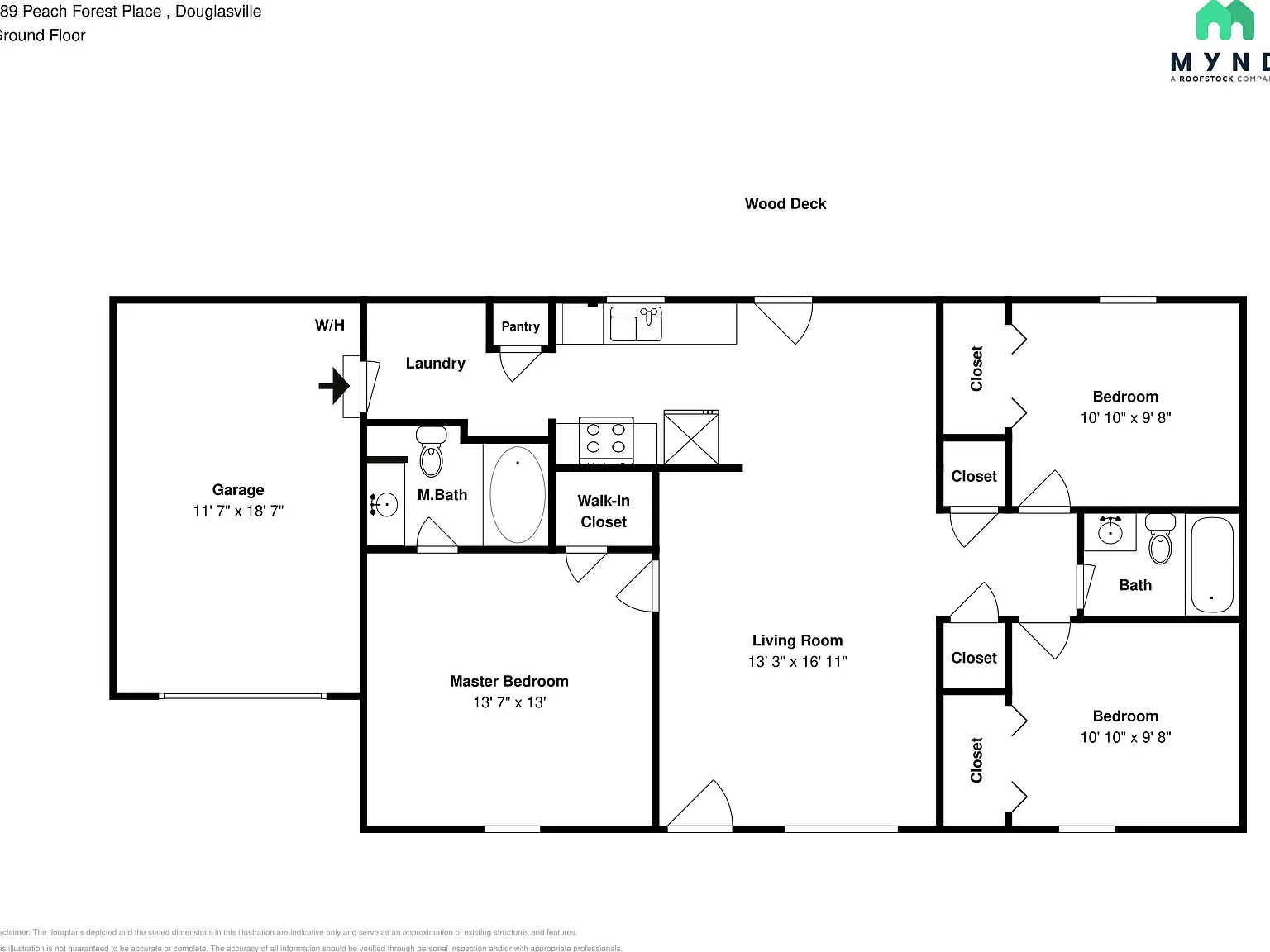 3 bed, 2.0 bath, 1092 sqft, $1,710 — Photo 2