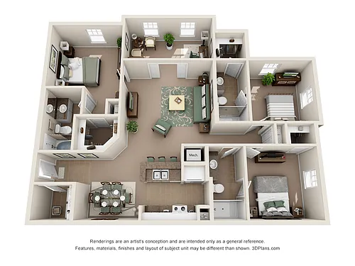 Floor plan C1 - The Atlanta