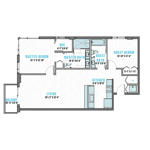 Floor plan T-7