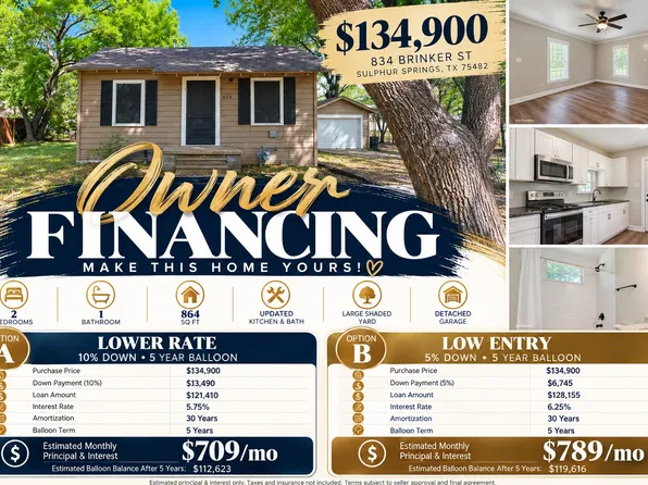 834 Brinker St, Sulphur Springs, TX 75482