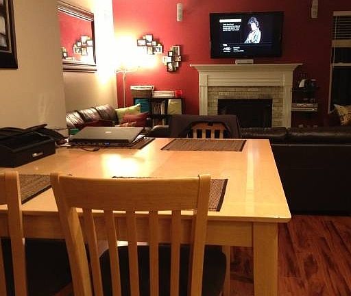 open floor plan- living room
