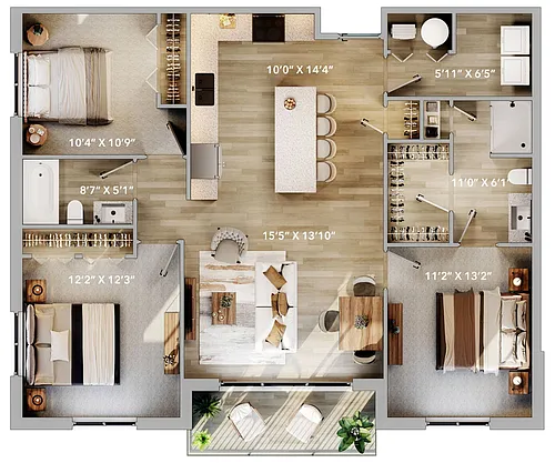 Floor plan Ballast