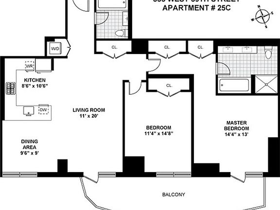 2nd image of 555 W 59th St APT 25C