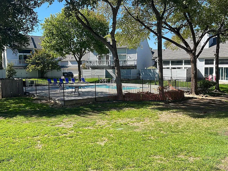 Pool view from the house
