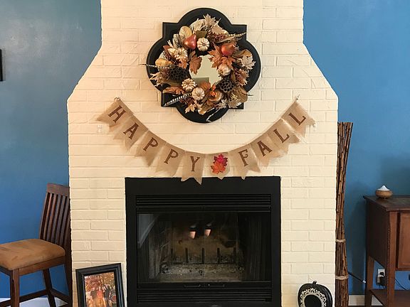 Focal point fireplace