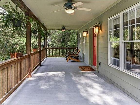The porch is additional outdoor living space for much of the year!