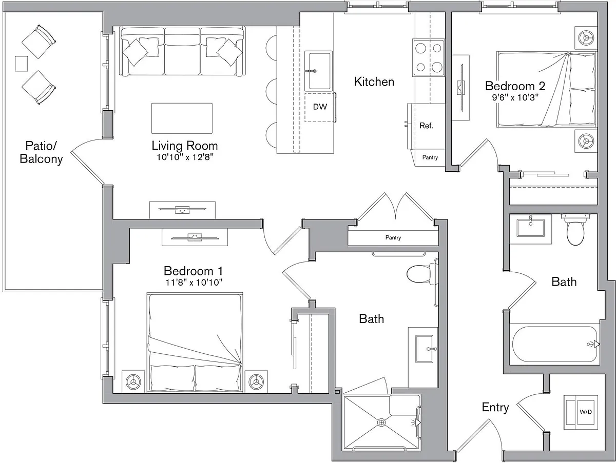 Floor plan B2