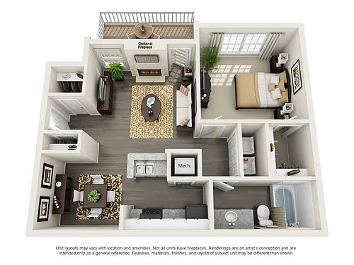 Floor plan Brookwood 1