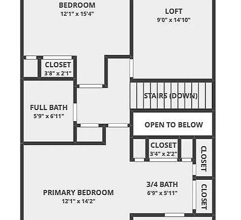 Floorplan Upstairs