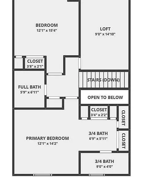 Floorplan Upstairs