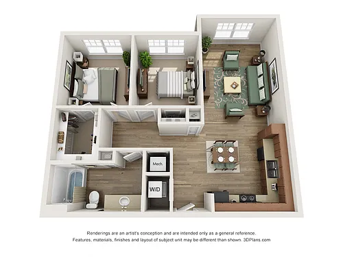 Floor plan B1