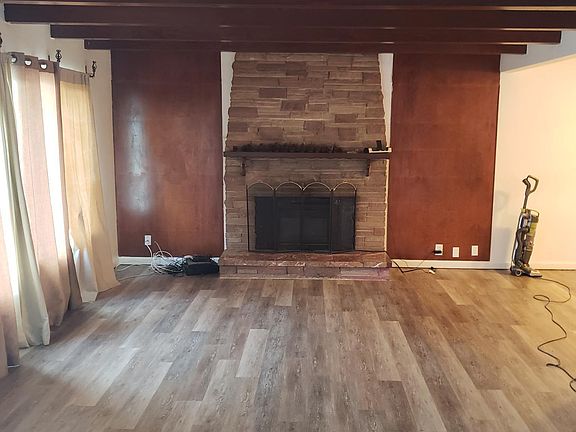 Living room and Fireplace