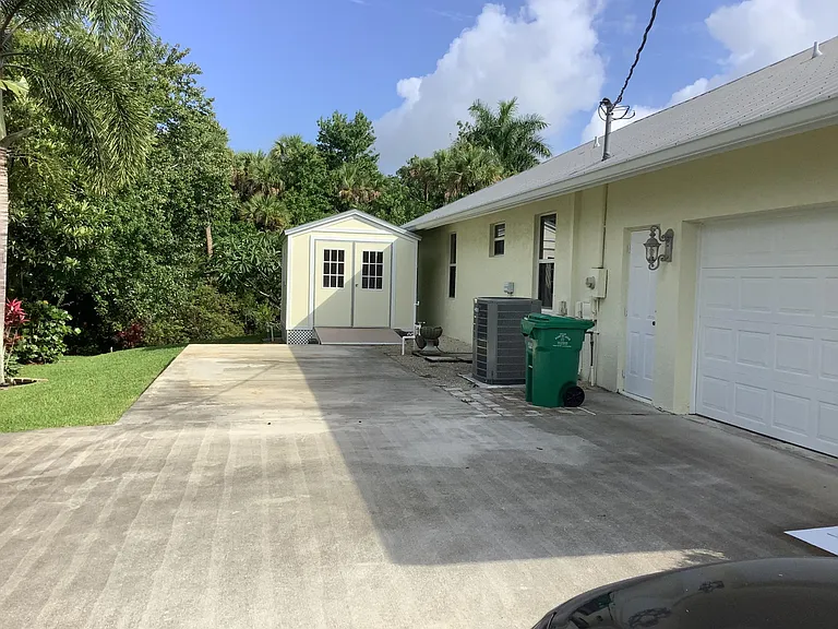 Side view from Driveway