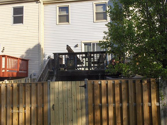 Exterior backyard with deck 