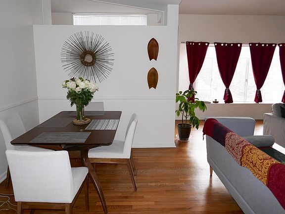 Dining room and living room