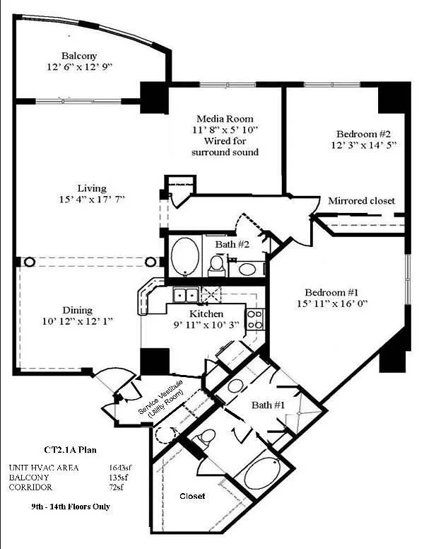 Floor plan CT2.1A