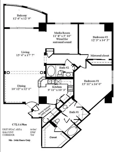 Floor plan CT2.1A